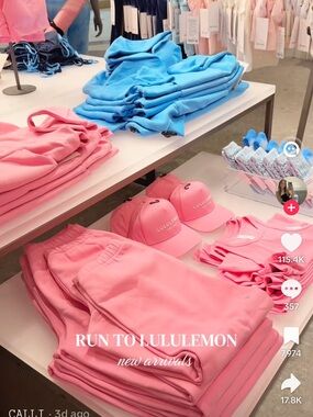 Lululemon sweatpants pink cotton candy new collection joggers steady state
